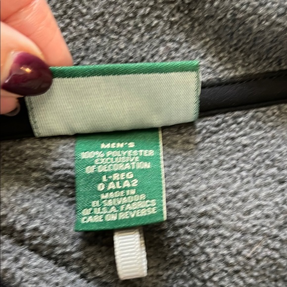 Men's Gray Fleece Jacket - Picture 3 of 5